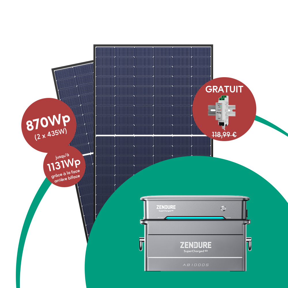 SolarFlow Hyper Kit solaire plug and play avec batterie