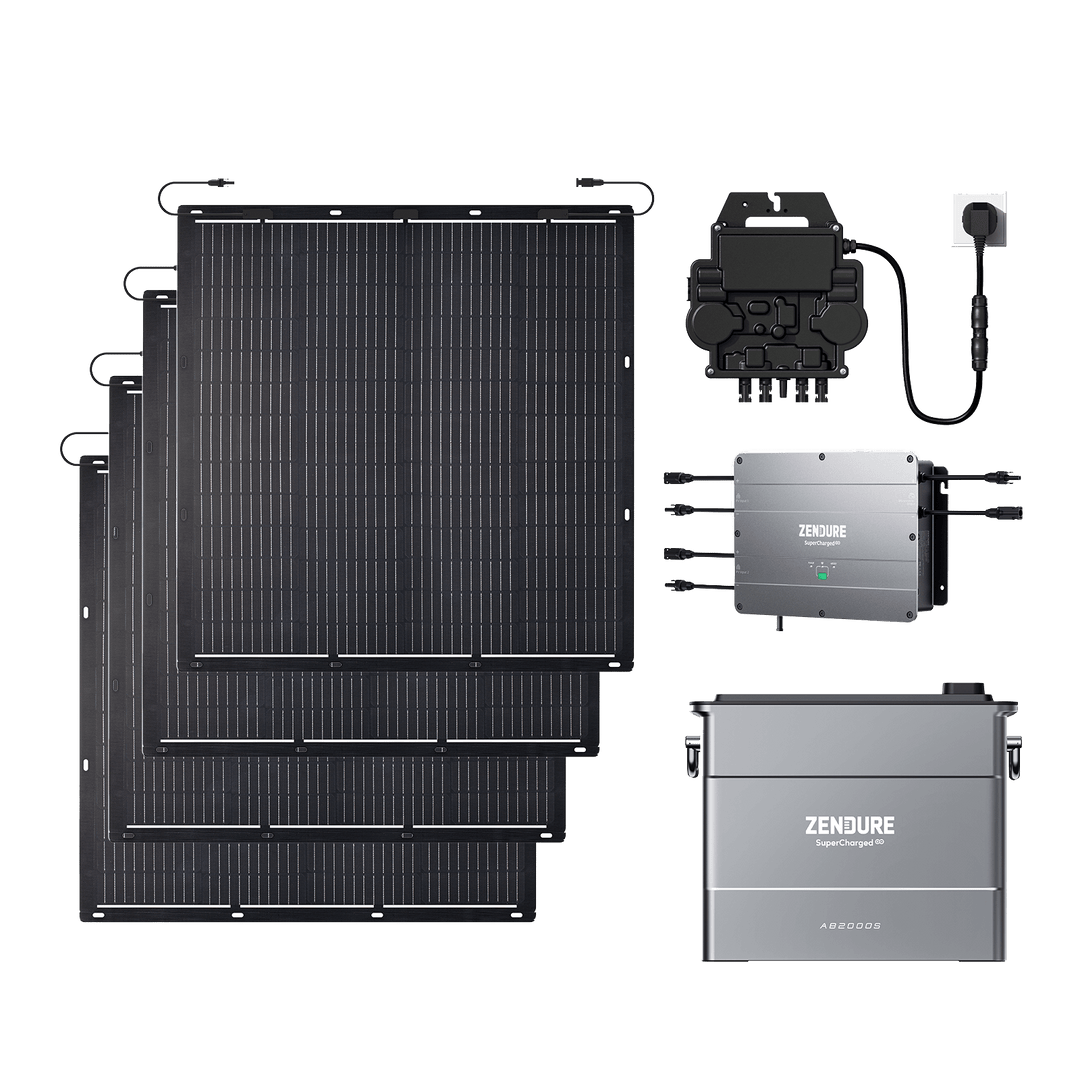 SolarFlow Kit solaire plug and play avec batterie