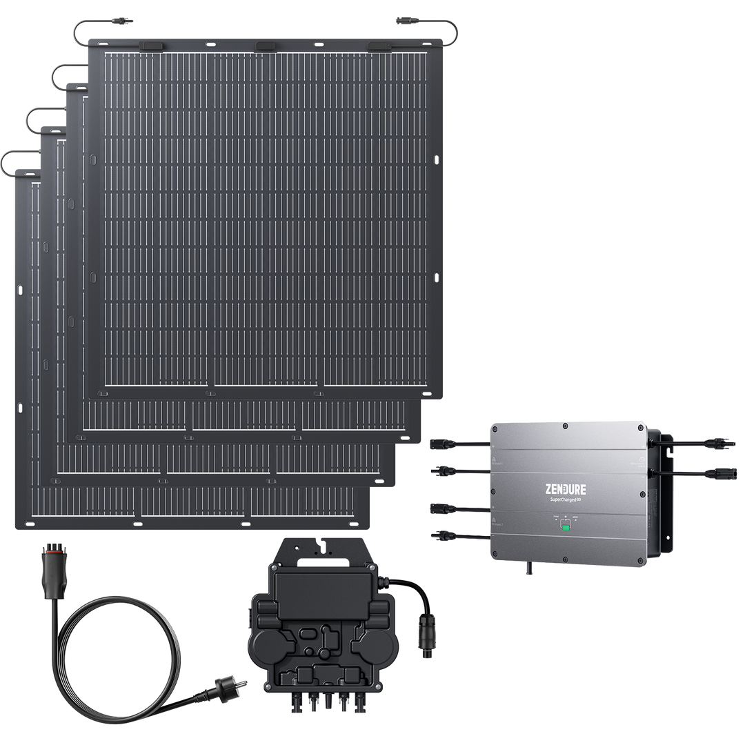 SolarFlow Kit solaire plug and play avec batterie