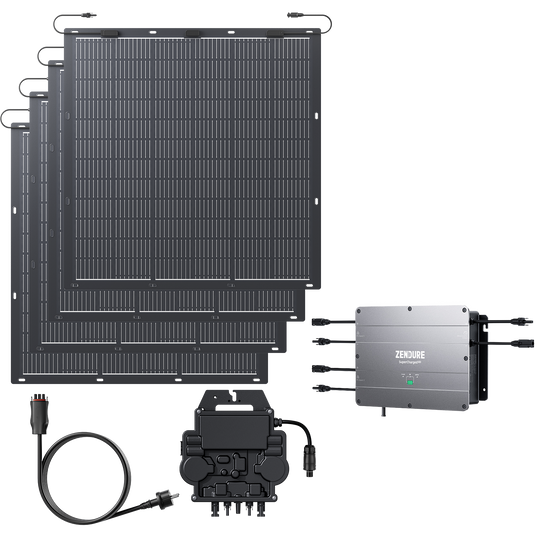 SolarFlow Kit solaire plug and play avec batterie