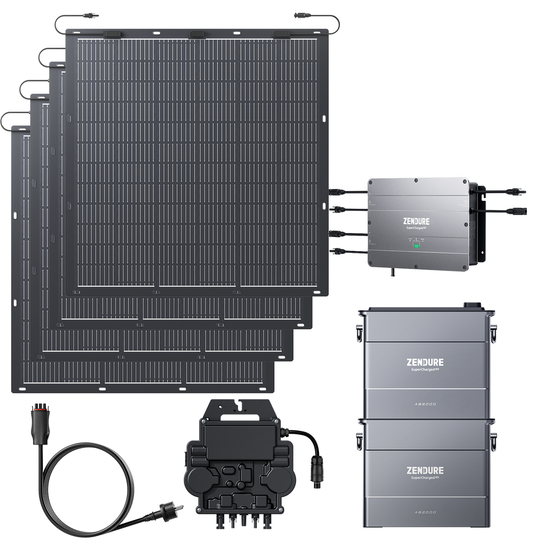 SolarFlow Kit solaire plug and play avec batterie