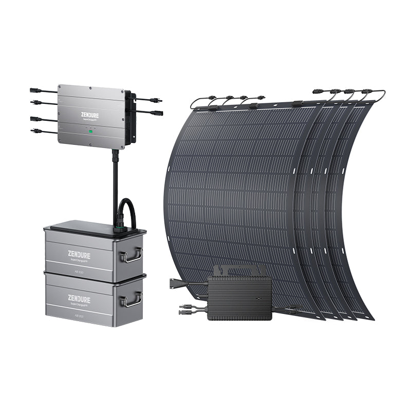 SolarFlow Kit solaire plug and play avec batterie